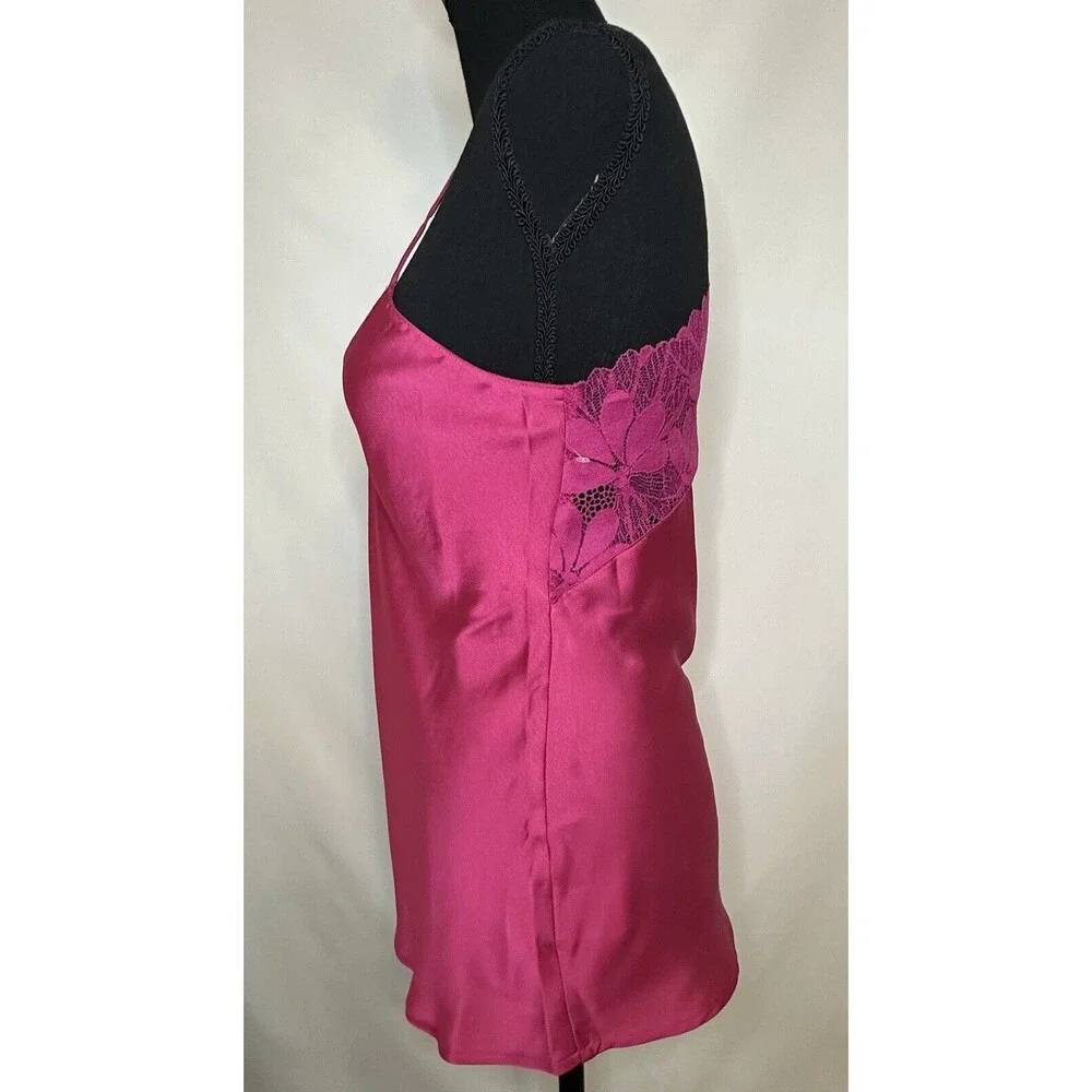 ETAM Fuchsia Lace Feminine Romantic Camisole Women's‎ SIZE SMALL NWOT